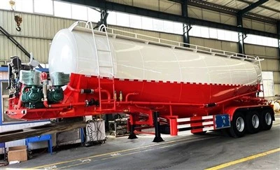 Kina Manufacture TONGYA Bulk Cemen Tank Semi Trailer