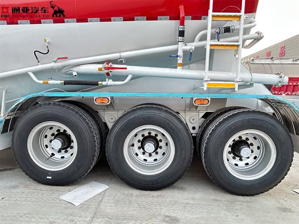 3 Axle BPW Bulk Cement Tanker Semi Trailer factory