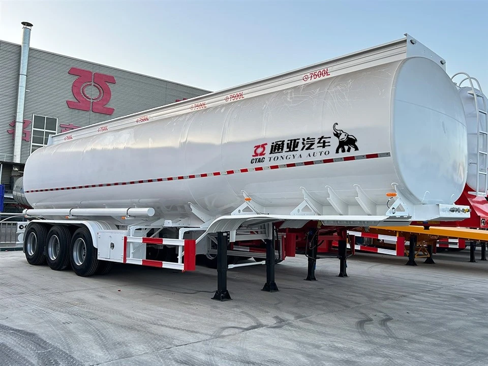 3 Axle Fuwa Poluprikolica za cisternu za naftu