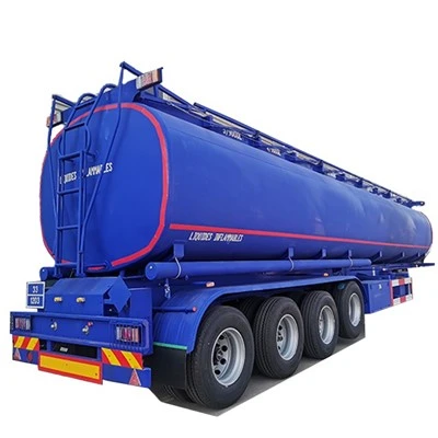 TONGYA Hot Prodaja 4 Axle ulje za tecno gorivo Cisterna Prikolice Cisterne Poluprikolica