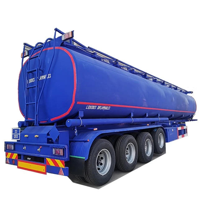 TONGYA Hot Prodaja 4 Axle ulje za tecno gorivo Cisterna Prikolice Cisterne Poluprikolica